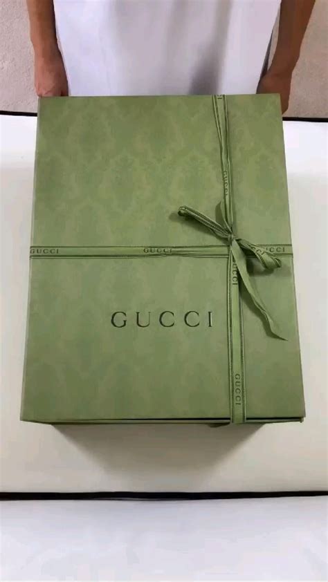 gucci bag unboxing|gucci gift wrapping paper.